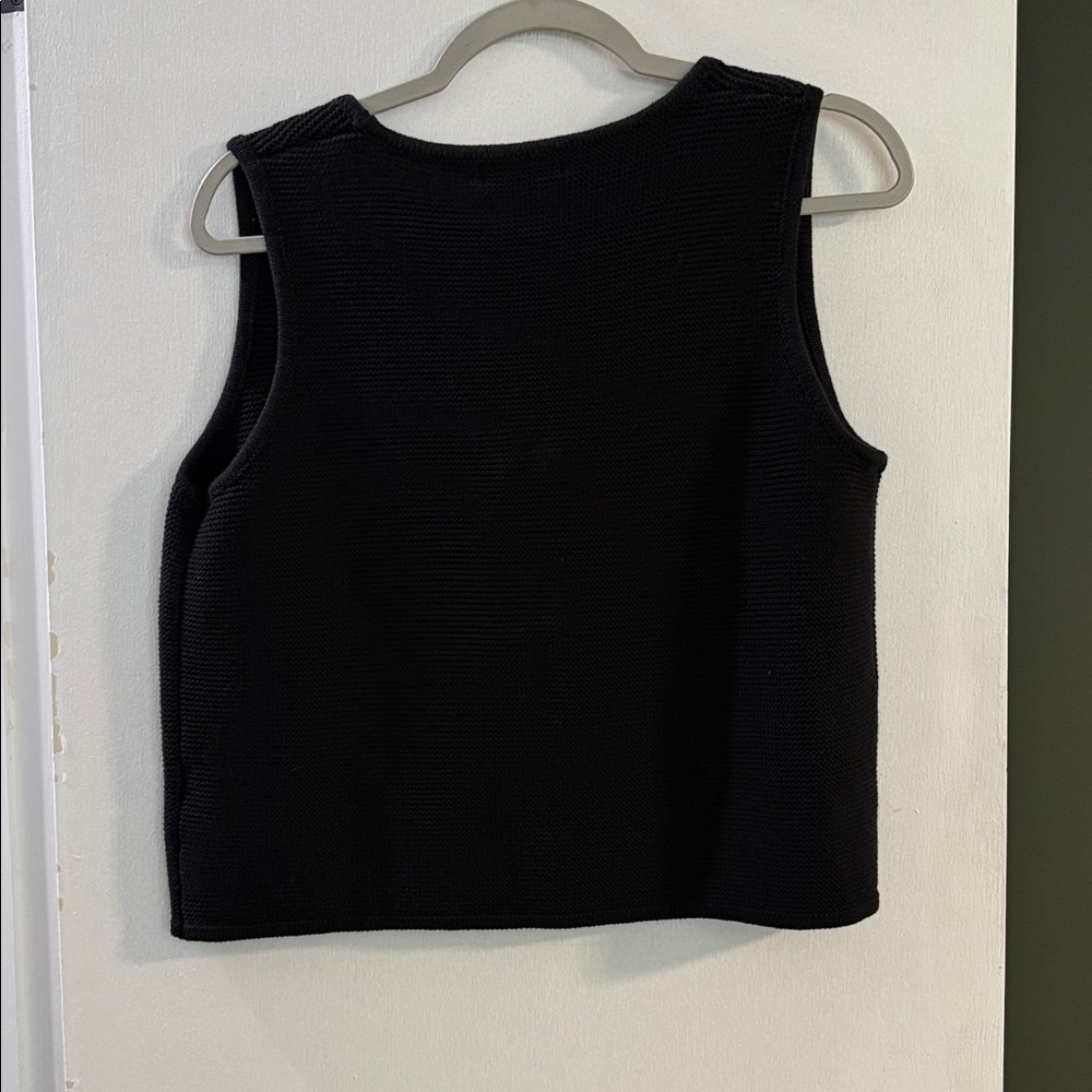 Tie Front Sweater Vest - Picture 3 of 3